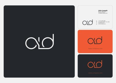 Harf logo eski şablon iş afiş için