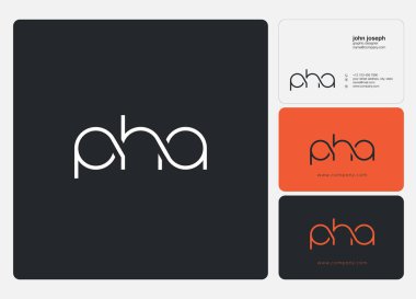 Harf logo Pha şablon iş afiş için