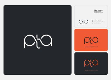 Harf logo okul aile birliği şablon iş afiş için