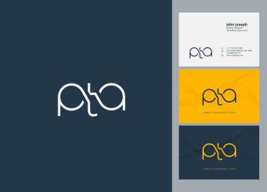 Harf logo okul aile birliği şablon iş afiş için