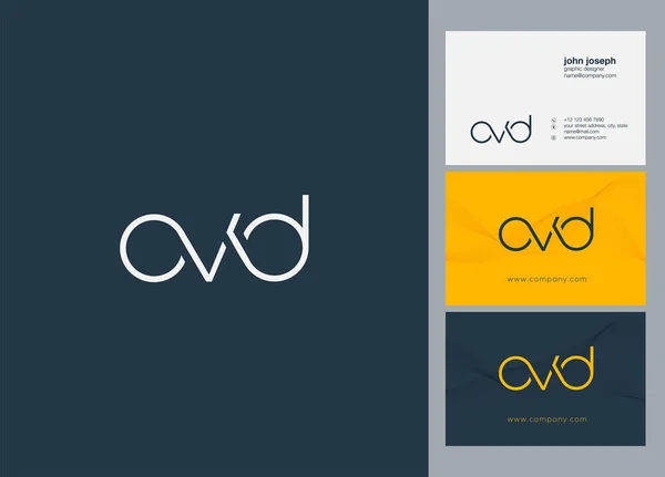 Шаблон Логотипа Ovd Бизнес Баннера — стоковый вектор