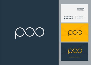 Harf logo kaka şablon iş afiş için