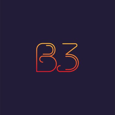 Mektup logo B3 şablonu iş afiş için