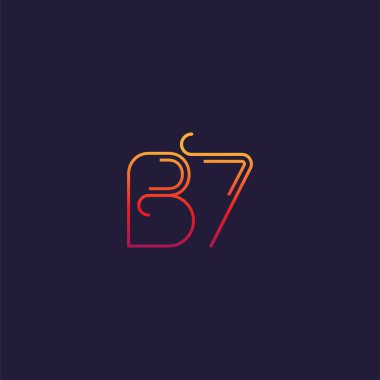 Mektup logo B7 şablonu iş afiş için