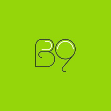 Mektup logo B9 şablonu iş afiş için