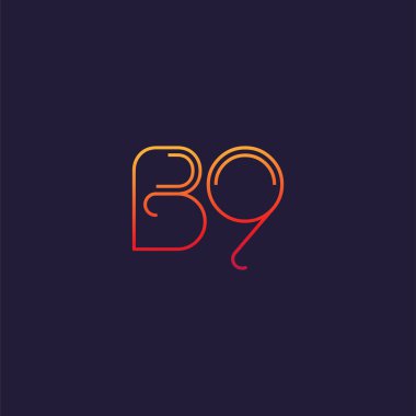 Mektup logo B9 şablonu iş afiş için