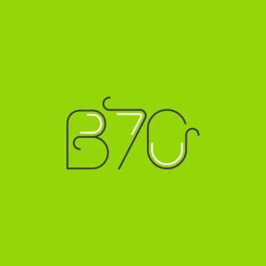 Mektup logo B70 şablonu iş afiş için