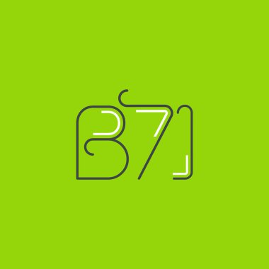 Mektup logo B71... şablonu iş afiş için