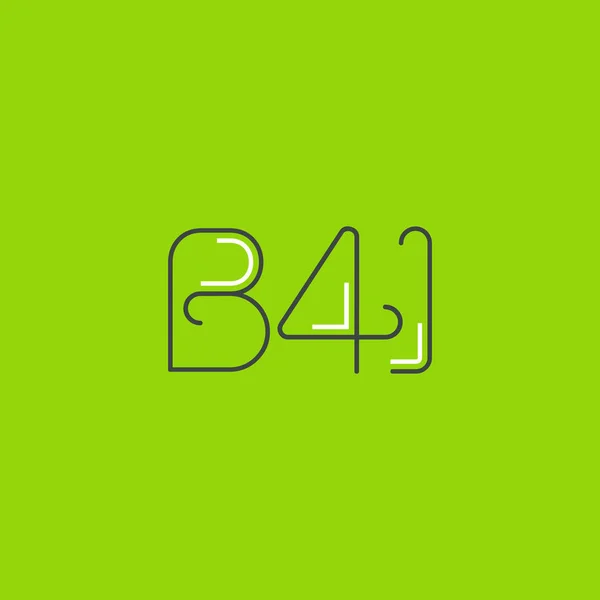 Logotyp B41 Brevmall För Business Banner — Stock vektor