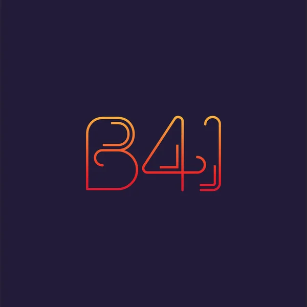 Logo B41 Briefsjabloon Voor Zakelijke Banner — Stockvector