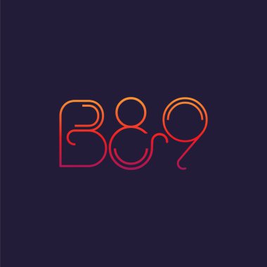 Mektup logo B89 şablonu iş afiş için