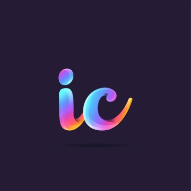 Harf logo IC şablon iş afiş için