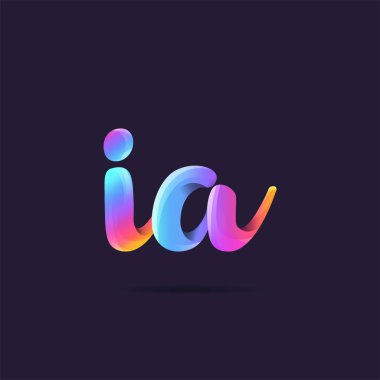 Harf logo IA şablon iş afiş için