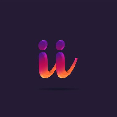 Harf logo II şablon iş afiş için