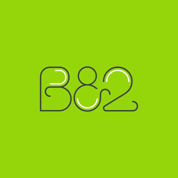 Logo B82 Briefsjabloon Voor Zakelijke Banner — Stockvector