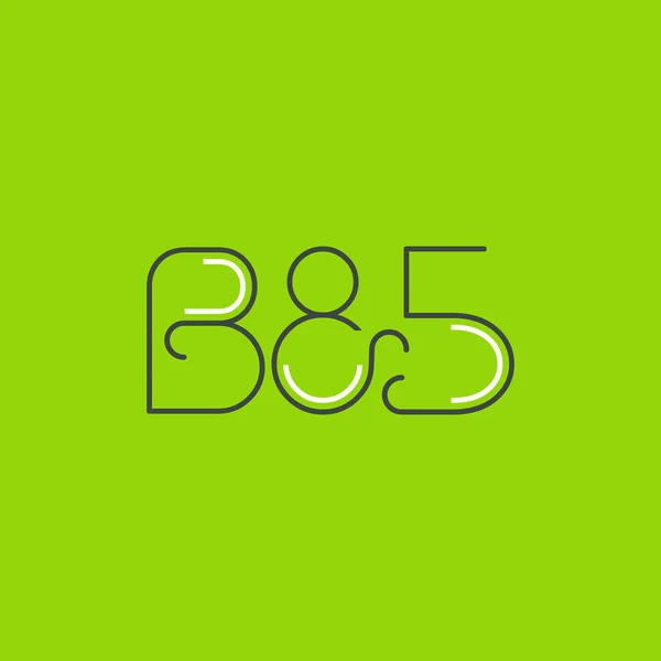 Шаблон Буквы B85 Бизнес Баннера — стоковый вектор