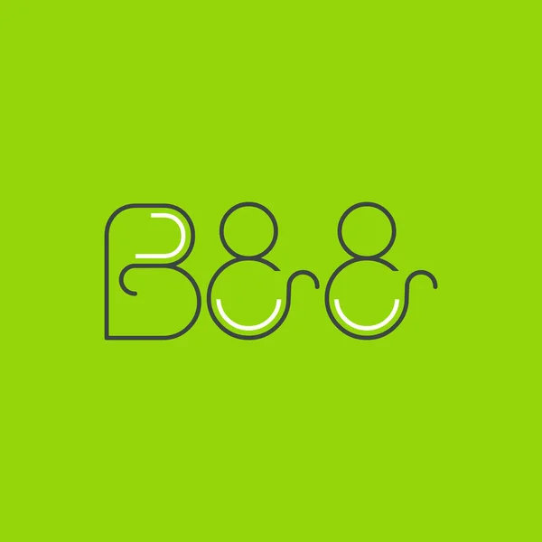 Letter Logo B88 Template Business Banner — Stock Vector