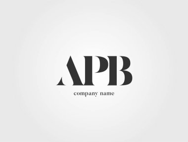 Harf logo arama emri şablonu iş afiş için