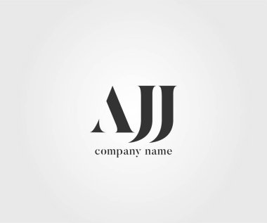 Harf logo Ajj şablon iş afiş için