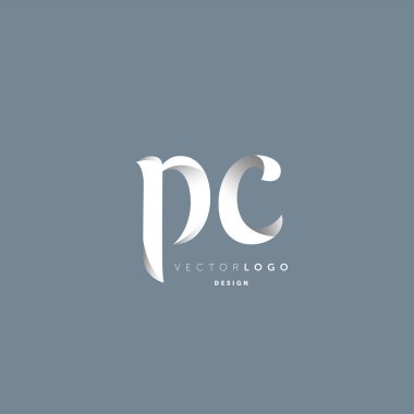 Harf logo Pc şablon iş afiş için