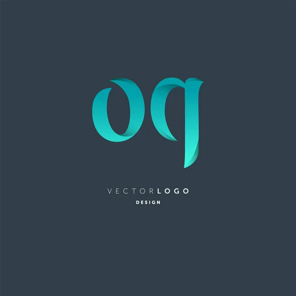 Letras Logo Plantilla Para Banner Negocios — Vector de stock