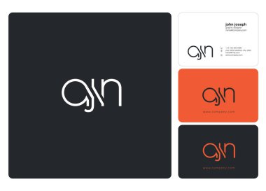 Kartvizit Şablonu için logo ortak ajn, Vektör