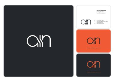 Kartvizit Şablonu için logo ortak ain, Vektör