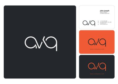 Logo ortak avq kartvizit şablonu, vektör için