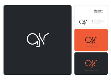 Harf logo Ajr şablon iş afiş için