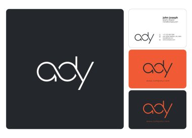 Kartvizit Şablonu için logo ortak ady, Vektör