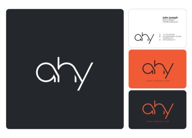 Kartvizit Şablonu için logo ortak ahy, Vektör