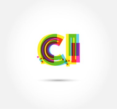 Harf logo CI şablon iş afiş için