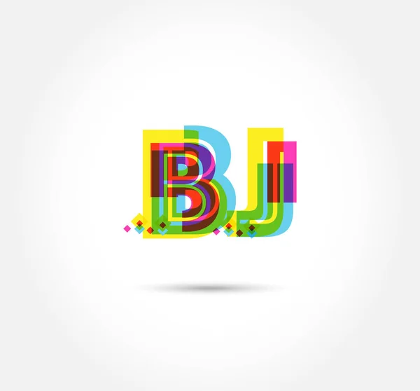 ビジネス バナーの文字ロゴ テンプレート — ストックベクタ
