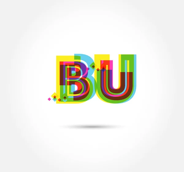 Буквы Логотип Шаблон Бизнес Баннера — стоковый вектор