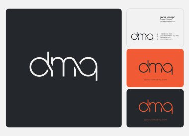 Kartvizit Şablonu için logo ortak dmq, Vektör