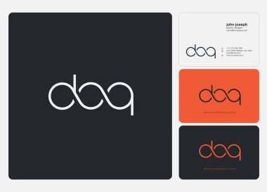 Kartvizit Şablonu için logo ortak doq, Vektör