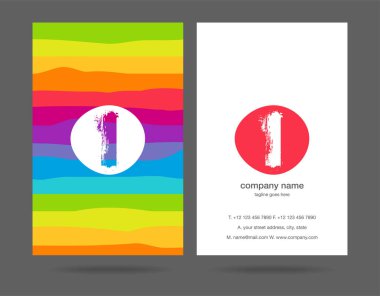 Logo ben vektör kartvizit şablonu için ortak