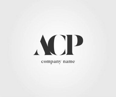 Logo ortak acp kartvizit şablon olarak vektör