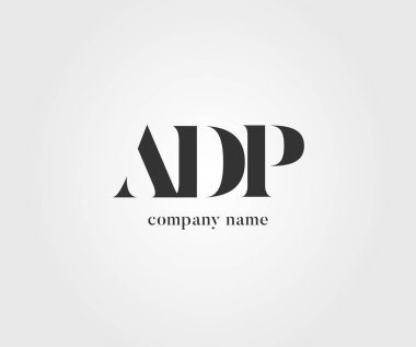 Logo ortak adp kartvizit şablon olarak vektör