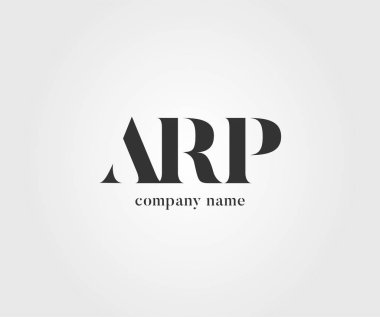 Logo ortak arp kartvizit şablonu, vektör için