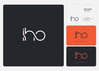Logo ortak iho kartvizit şablonu, vektör için