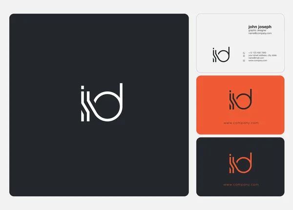 Logotyp Gemensamma Iid För Visitkortsmall Vektor — Stock vektor