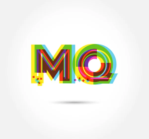 Lettres Logo Modèle Pour Bannière Entreprise — Image vectorielle