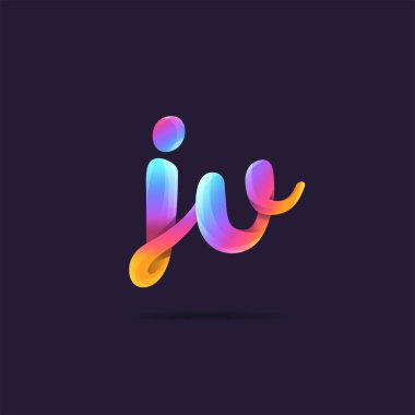 Harf logo Jv şablon iş afiş için