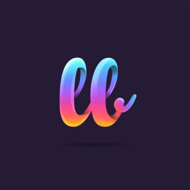 Logo ortak Ll için kartvizit şablonu, vektör