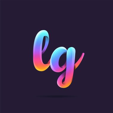 Logo vektör kartvizit şablonu için Lg ortak