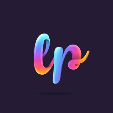 Logo vektör kartvizit şablonu için Lp ortak