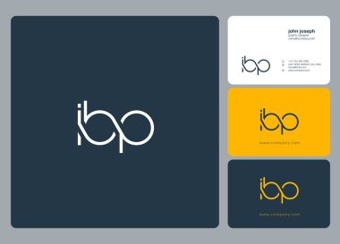 Logo ortak IBP kartvizit şablonu, vektör için