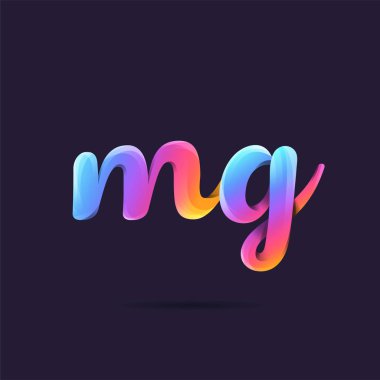 logo vektör kartvizit şablonu için Mg ortak