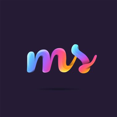 logo ortak Ms kartvizit şablonu, vektör için